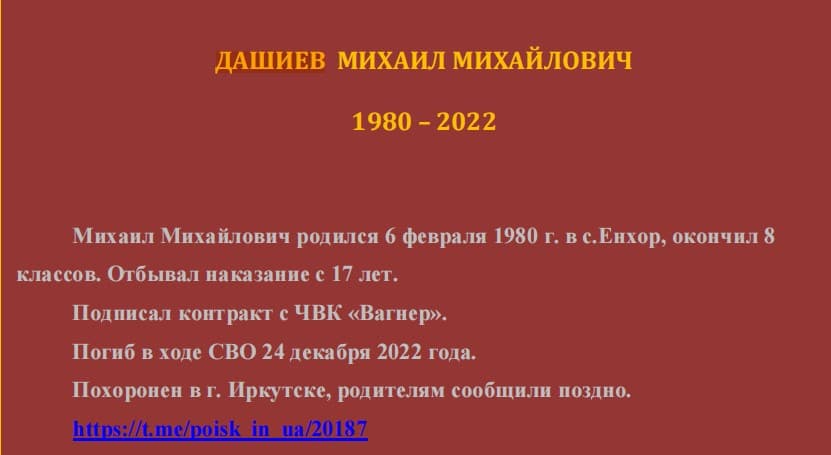 Дашиев Михаил Михайлович